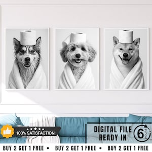 Personalized Pet Portraits with Pet Photos - Bathroom Art - Personalized Pet Portrait - Pet Gifts - Cat Portrait-Bathroom Decor-Toilet Paper