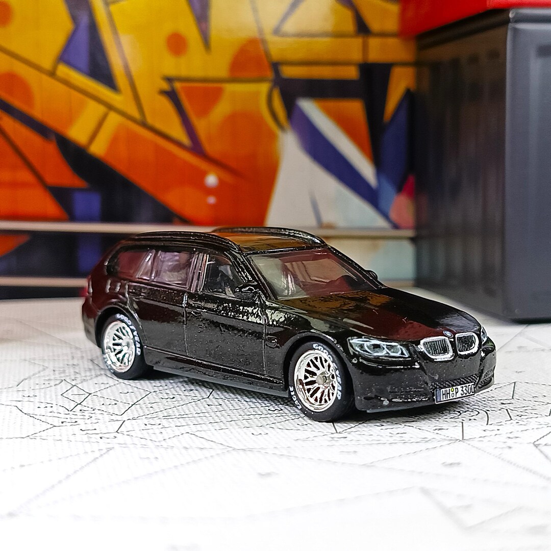 Hot Wheels 2012 BMW 3 Series Touring Customized With License Plate And ...