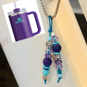 NEW! Deep Purple Tumbler Charms, Stanley Accessories, Tumbler Charms, Tumbler Accessories, Tumbler Boot Topper Charms