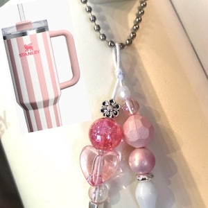 NEW! Peach Whip Cabana Gloss Handle Charm, Tumbler Handle Charms, Oasis Collection, Tumbler Bracelet Stacks