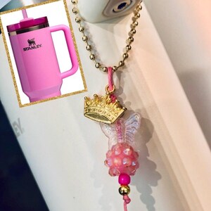 NEW!  Wicked Glinda Handle Charm, Tumbler Accessories, Stanley Tumbler Charms, Tumbler Accessories, Tumbler Boot Topper Charms