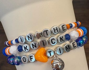 NEW! Knicks Tumbler Stack, Tumbler Accessories, Tumbler Bracelet Stacks