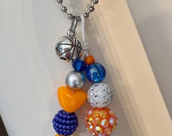 Knicks Handle Charm, Tumbler Handle Charms, Tumbler Bracelet Stacks
