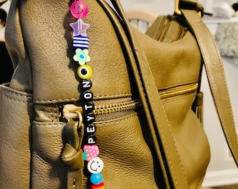 Backpack Charm, Purse Charm, Y2K charms, diaper bag charm, keychain charms, keychain charm with name, backpack name charm, purse charm