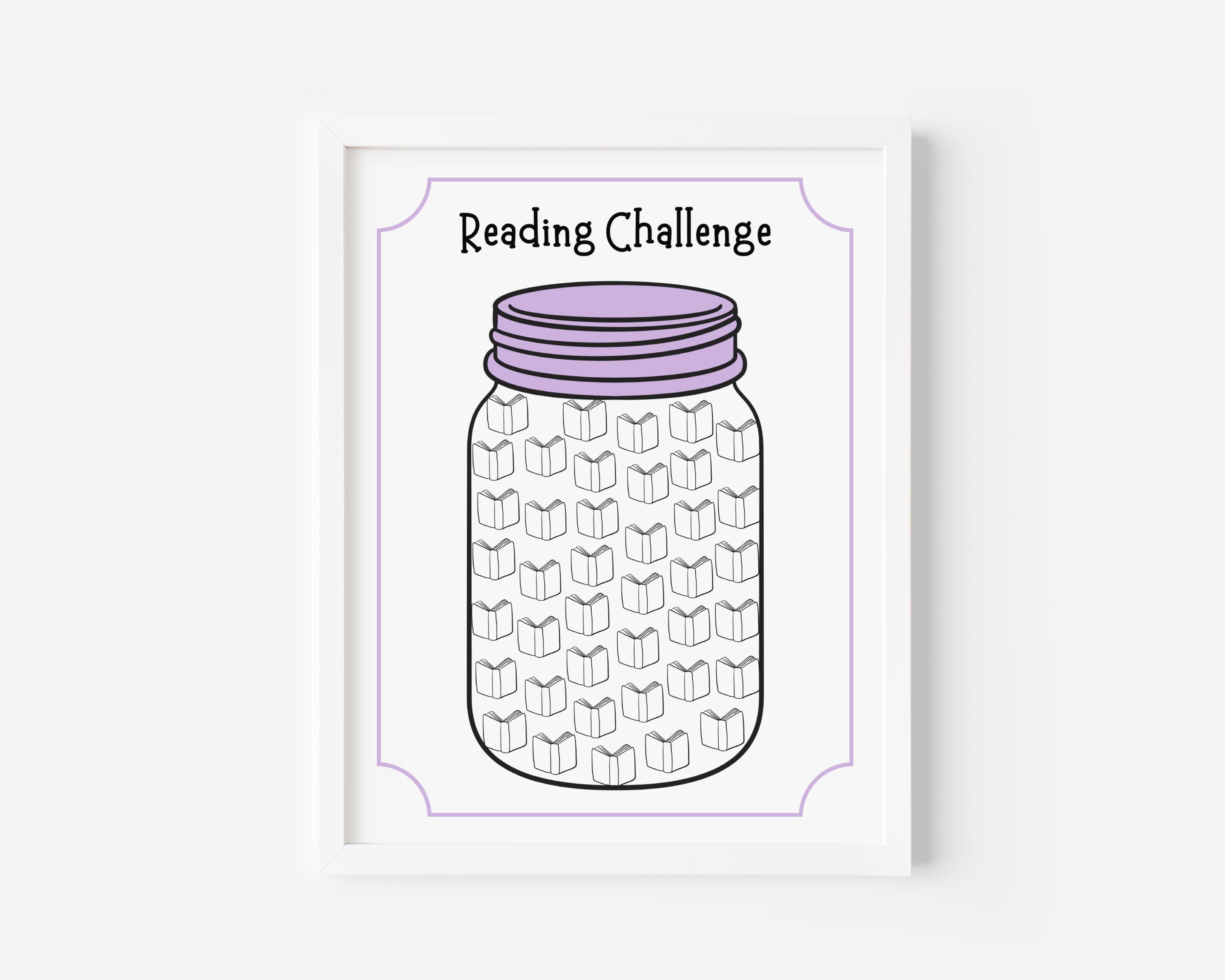 40 Book Reading Challenge | Reading Log | Book Log | Reading Tracker ...
