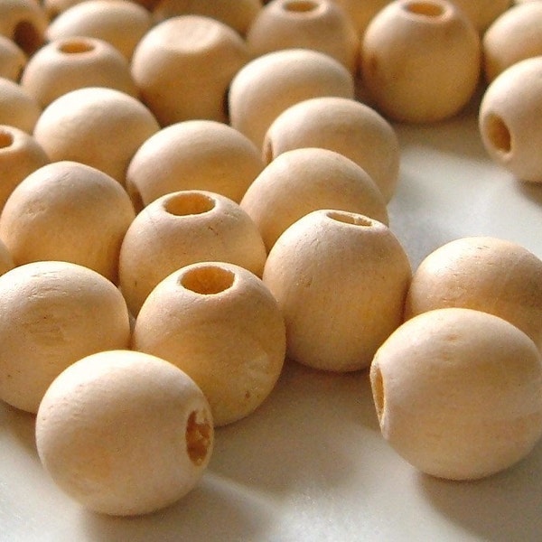 Raw Wood Beads - 3/4'' (20mm)