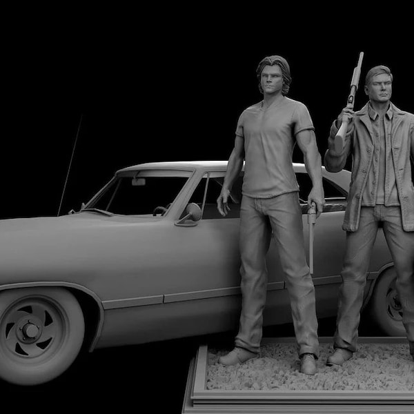 Bovennatuurlijke Sam Dean Impala STL 3D-print