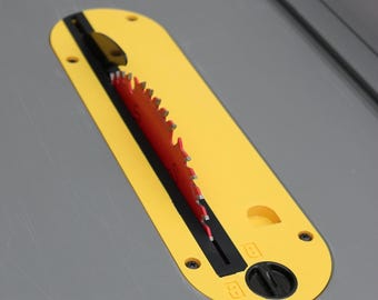 Zero Clearance Insert for DeWALT Table Saw DWE7491 DWE7485 DWE7480 | Zero Clearance Throat Plate