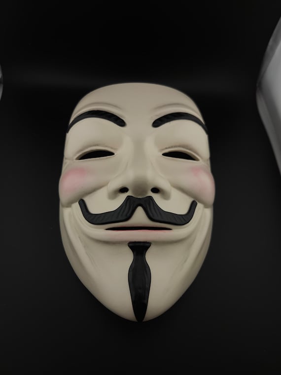 GUY FAWKES  Guy Fawkes Mask - V for Vendetta Style - High-quality 3D