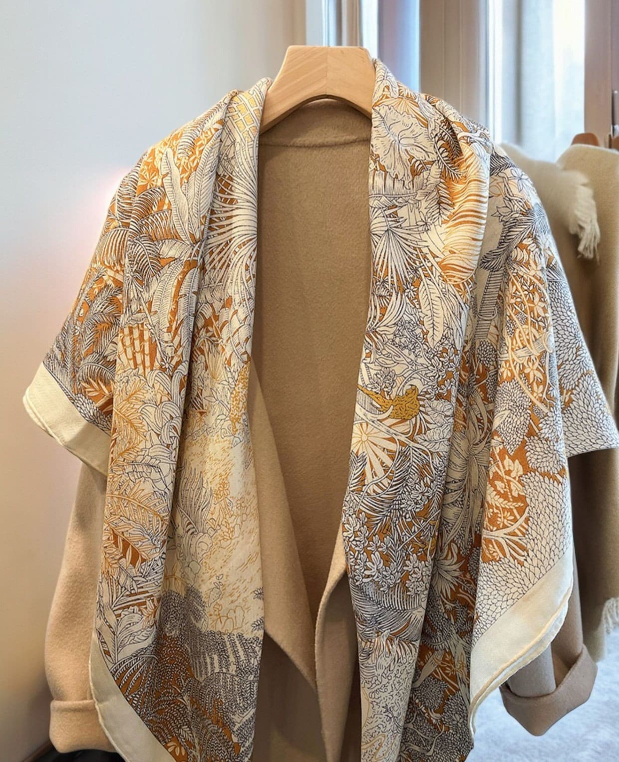 TRHEDL Stampa Multi Purpose Sciarpa Scialle Moda Retro Femminile Sciarpa Delle Donne Sciarpa Inverno Caldo Sof Sciarpe Scialli per Lei