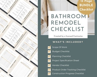 Checkliste für die Badsanierung, Checkliste für den Badumbau, Checkliste für den Badumbau, Arbeitsumfang, Ratgeber für die Badsanierung, Renovationsplaner