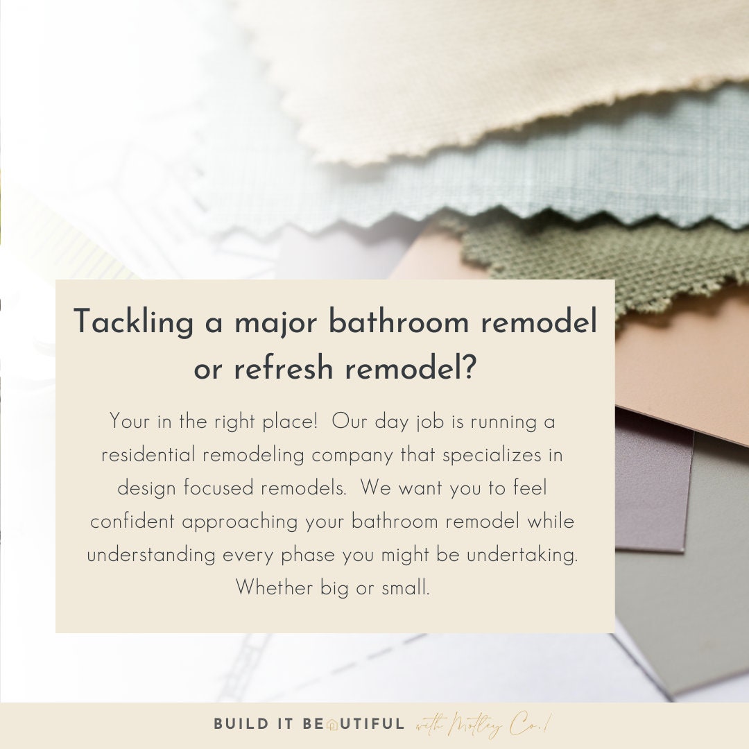 Bathroom Renovation Checklist, Bathroom Remodel Check List, Bathroom ...