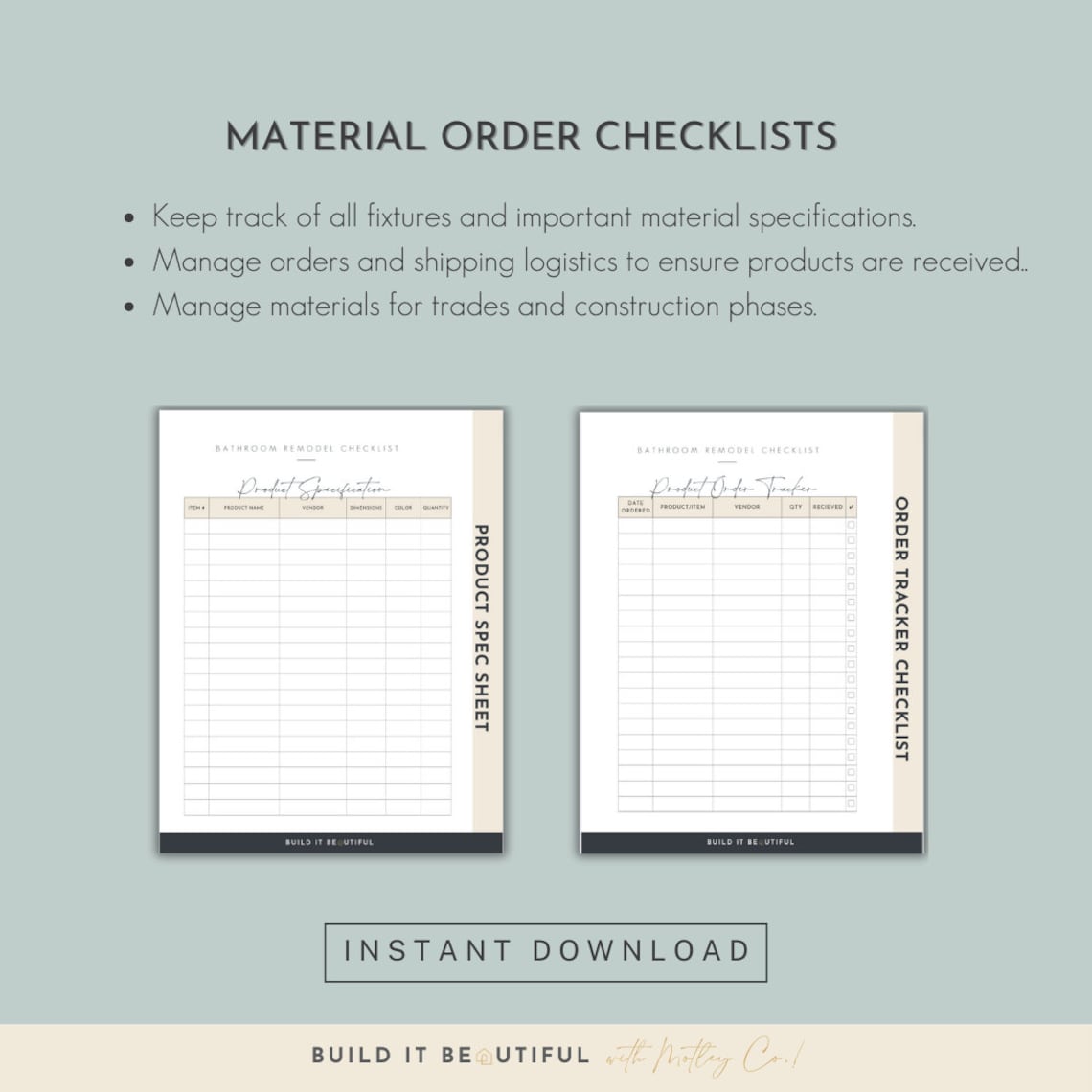 Bathroom Renovation Checklist, Bathroom Remodel Check List, Bathroom ...