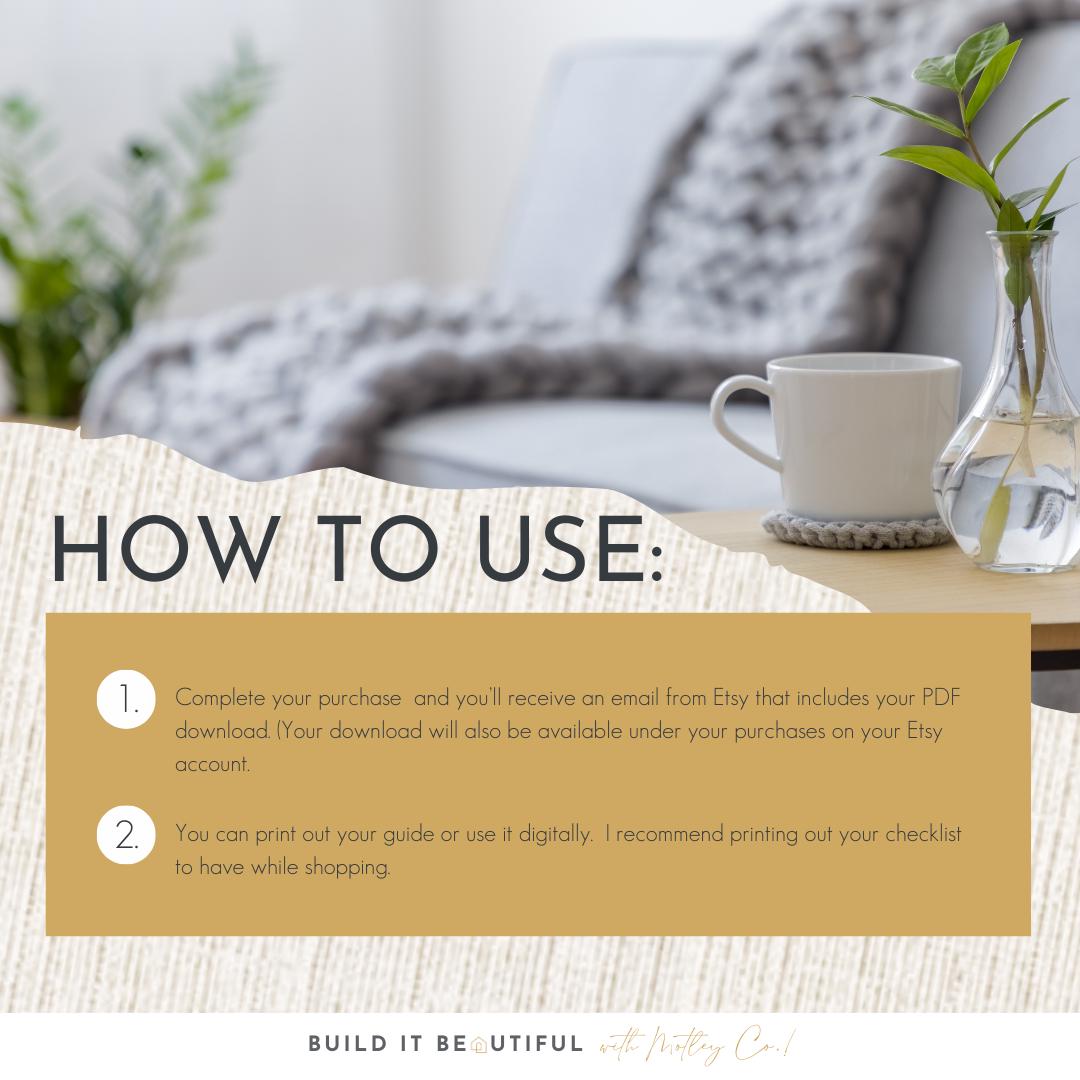 Kitchen Remodel Checklist, Renovation Planning Guide, Scope of Work ...