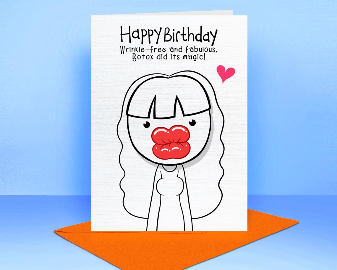 Funny botox card - Etsy België, image size:1140x912