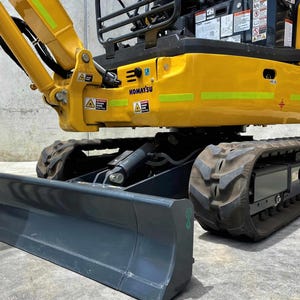 SVG Komatsu PC18MR-3/PC18 Excavator | Digger Decal | Sticker Vector | Digital File image 3