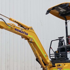 SVG Komatsu PC18MR-3/PC18 Excavator | Digger Decal | Sticker Vector | Digital File image 2