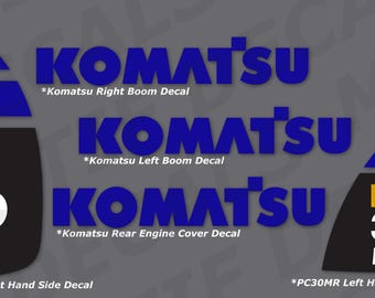 SVG Komatsu PC30MR-3/ PC30 Excavator | Digger Decal | Sticker Vector | Digital File