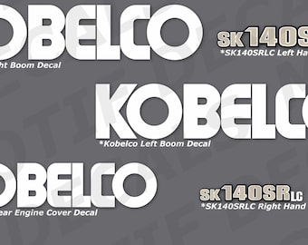 SVG Kobelco SK140SRLC/ SK140 Excavator | Digger Decal | Sticker Vector | Digital File