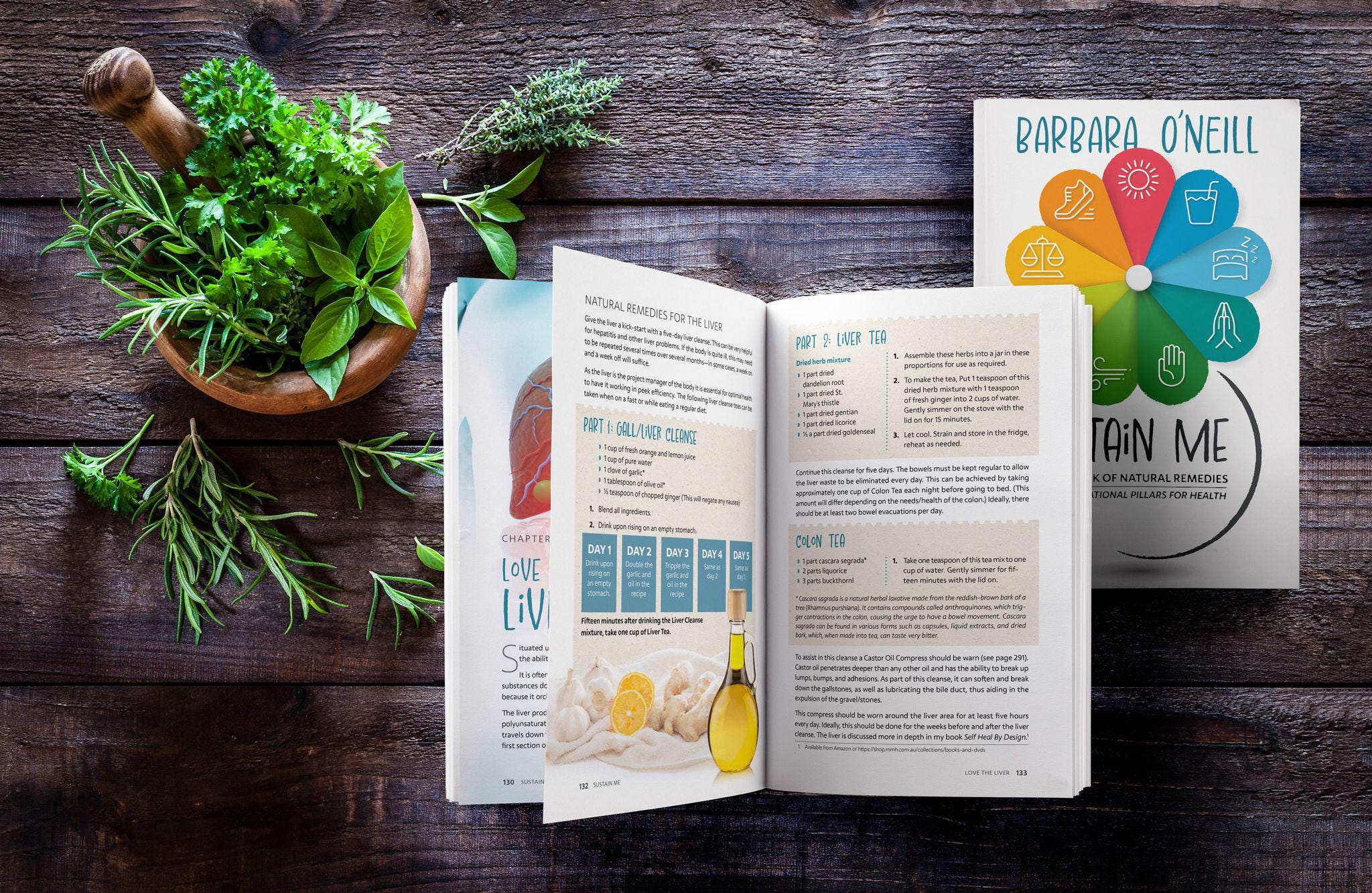 Sustain Me by Barbara O'neill, Self-healing Guidebook, Natural Remedies