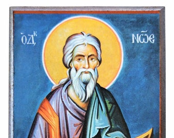 Saint Noah the Righteous, Byzantine icon, orthodox icon, handmade icon