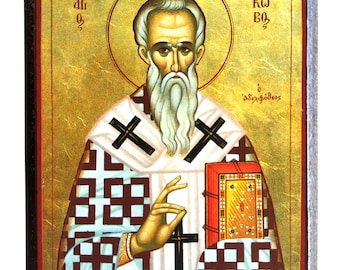 Saint James The Apostle, Brother Of God, First Bishop Of Jerusalem, Byzantine icon, orthodox icon, handmade icon