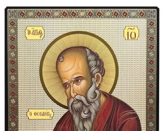 Apostle and Evangelist Saint John the Theologian, Byzantine icon, orthodox icon, handmade icon