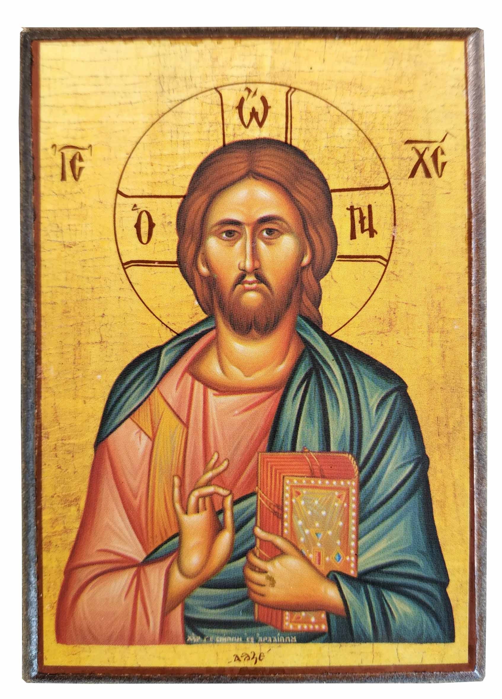 Christ Blessing, Byzantine Icon, Orthodox Icon, Handmade Icon - Etsy