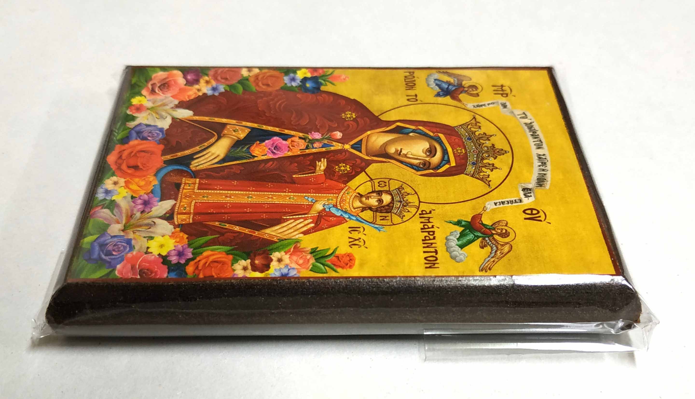 Virgin and Child, Unwithering Rose, Byzantine Icon, Orthodox Icon ...