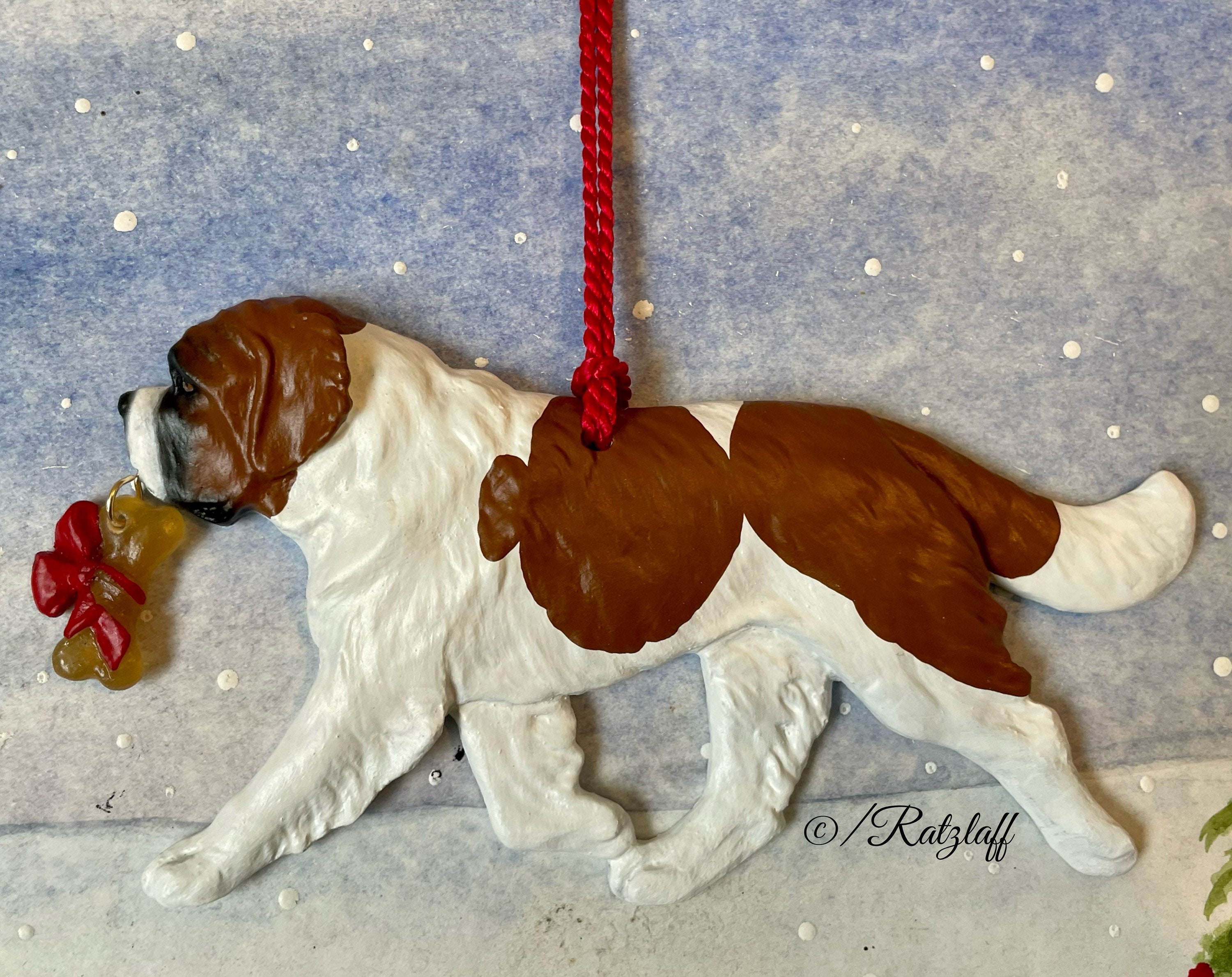 Saint Bernard Beer Wrapping Paper Sheets by Lucy + Norman