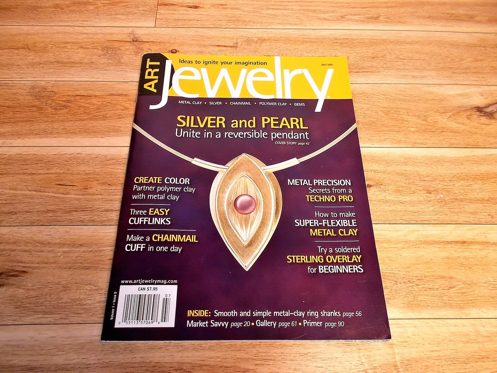Art Jewelry Magazine Juillet 2005 Etsy