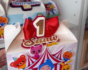 Plim Plim Gable Boxes / Plim Plim Party Favors / Plim Plim Candy Boxes