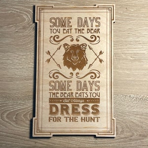 Adventurers Club Motto - Wood Engraved Sign