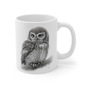 Cute Owl Mug | Little Owl Gift | Nature Lover Mug | Woodland Animal Coffee Cup | Owl Lover Present