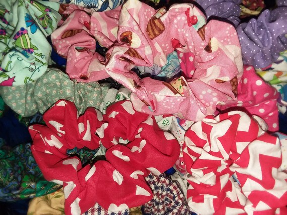 Pick 3 of Your Favorite Scrunchies Scrunchie Pack Messy Bun  display picture 1