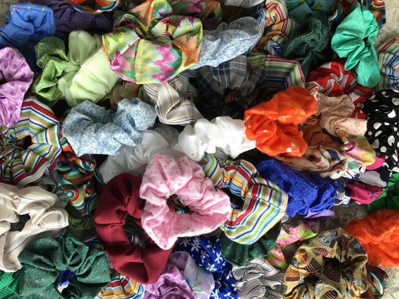 Scrunchie lot !!! HAPPY SCOOP] 1 Big Scoop of Colorful Scrunchies (#Lot 5 MORE  main image 2