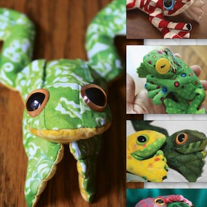 Pattern, Froggie Sewing Pattern, Toy Beanbag Frog, Retro Frog Sewing Pattern, Button Eyes/Safety Eyes, Stocking Stuffers, Green Frogs