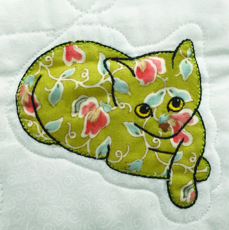 Digitized Claire's Cats Applique in the Hoop for Etsy