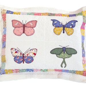 Quilt Book, Butterfly Dance, Hand or Fusible Applique Butterfly Patterns, Beautiful Butterfly Quilts, Traditional Quilting, Butterfly Quilts image 5