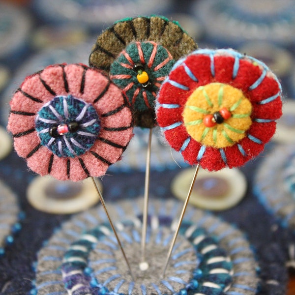 Decorative Straight Pins Etsy