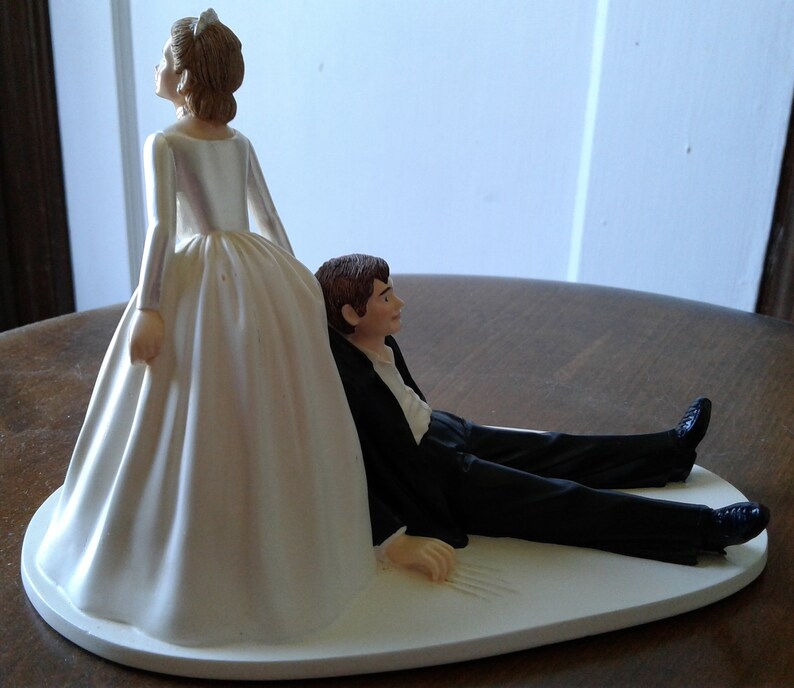 Toppers Amazon NEW GAMER COD Op Ps4 Brown Hair Bride And Groom