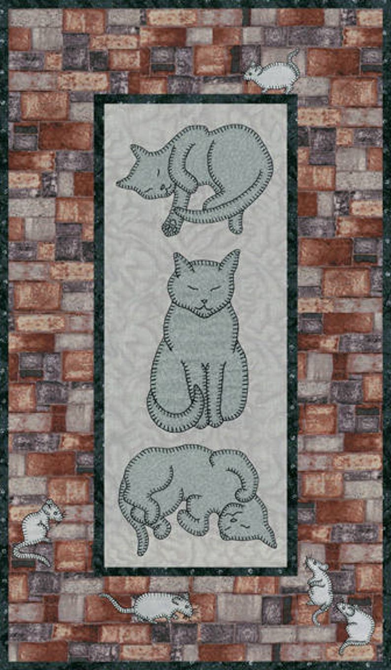 Pdf Quilt Book Claires Cats Volume 1 Instant Download Quilt Etsy