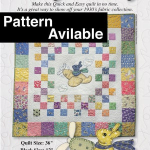 Pattern, Pig Quilt Sewing Pattern, Pigs on a Blanket, Mailed Quilt Pattern, Hand or Fusible Appliqué Quilt Pattern, Pig Quilt, Baby Quilts image 8