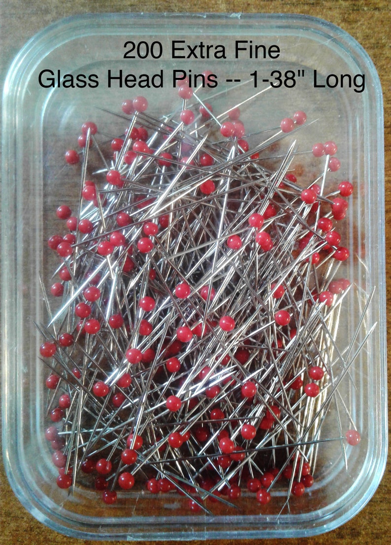 Assorted Sewing Pins Flat Head Pins for Sewing Quilting Etsy