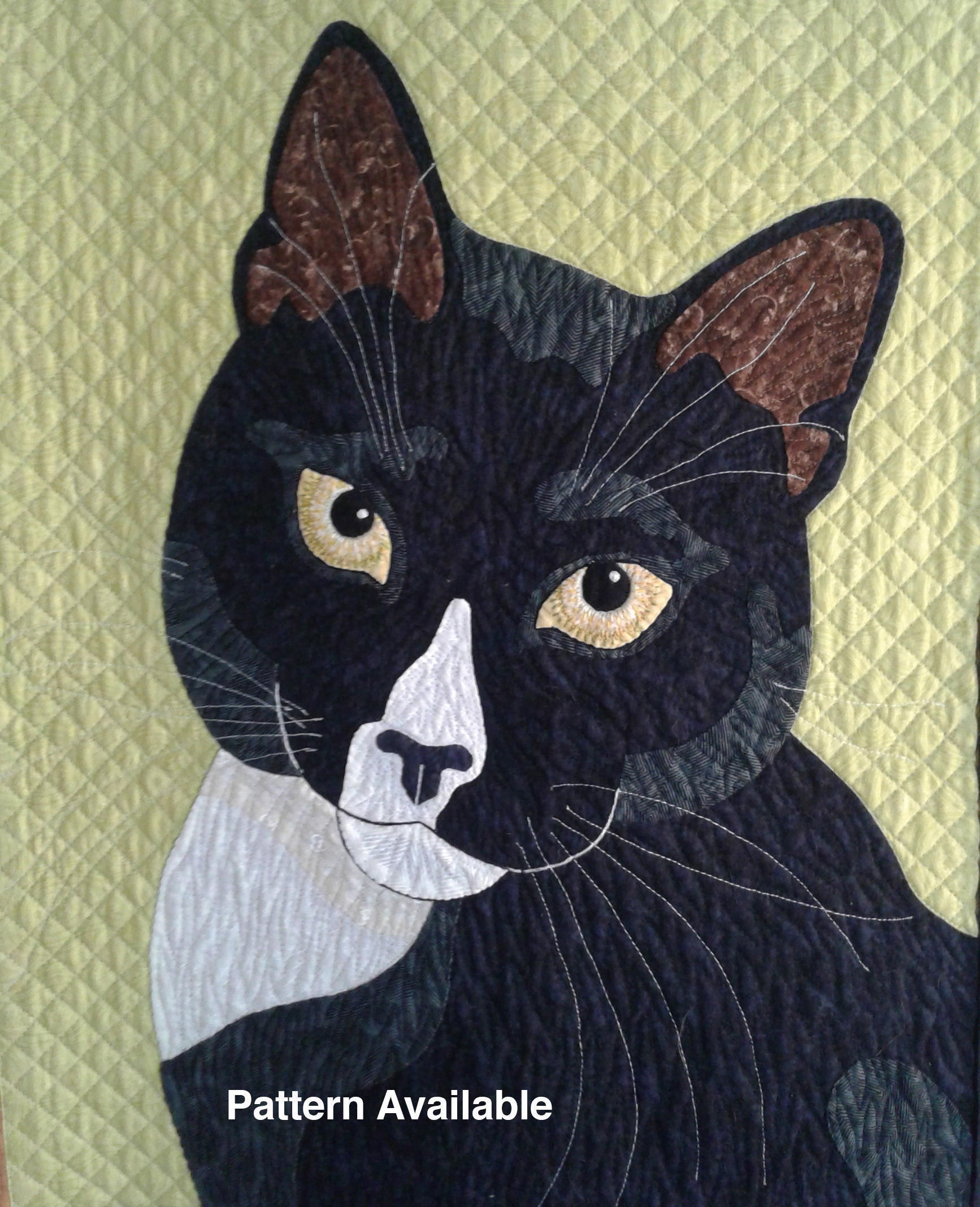 Pdf Cat Pattern, .pdf Instant Download, My Little Orange Kitten Quilt, Applique Cat Pattern, Realistic Cat, Applique Quilt, Free Shipping - Etsy