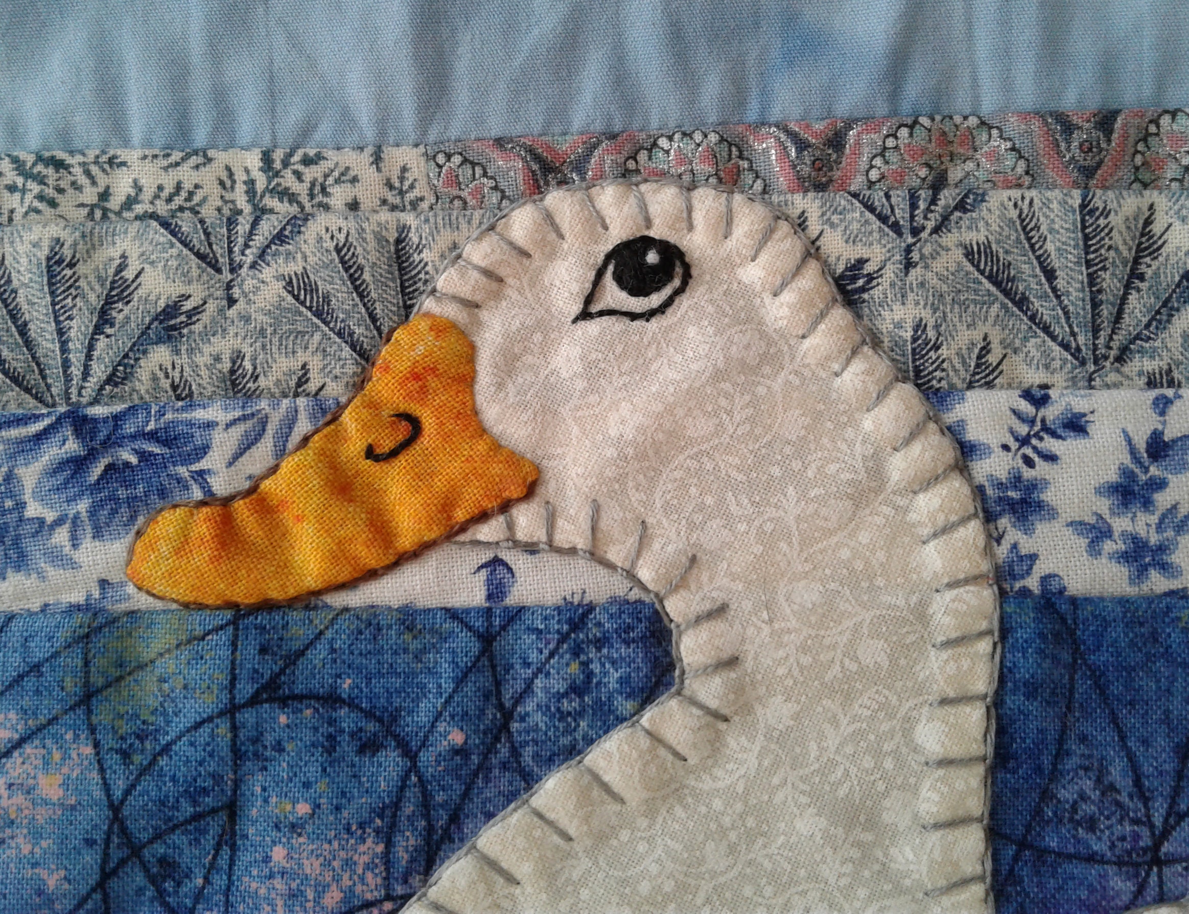 Pdf DUCKS, Single Block, Instant Download, Hand or Fusible Applique ...