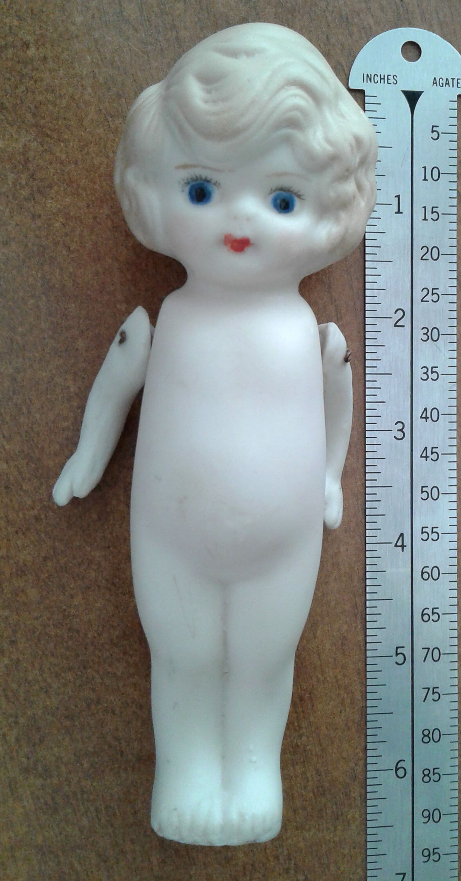 Vintage Jointed Arm Doll Porcelain Doll Jointed Arms Etsy