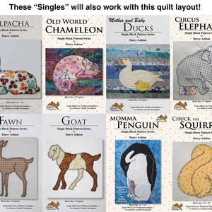 Pattern, Pig Quilt Sewing Pattern, Pigs on a Blanket, Mailed Quilt Pattern, Hand or Fusible Appliqué Quilt Pattern, Pig Quilt, Baby Quilts image 7