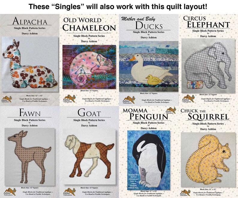 Pattern, Pig Quilt Sewing Pattern, Pigs on a Blanket, Mailed Quilt Pattern, Hand or Fusible Appliqué Quilt Pattern, Pig Quilt, Baby Quilts image 7