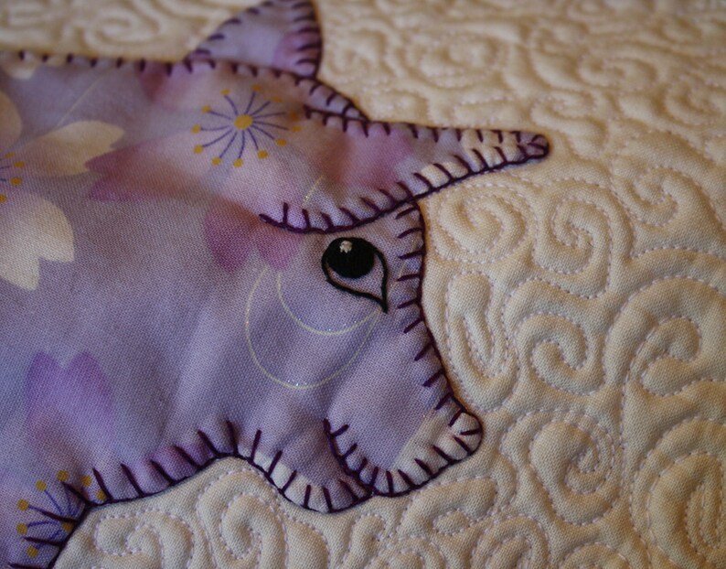 Pattern Pig Quilt Sewing Pattern Pigs on a Blanket Mailed Etsy